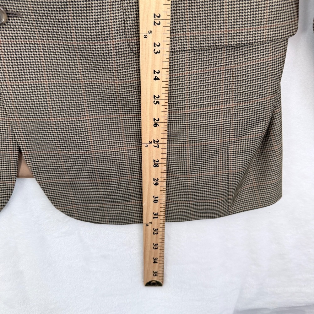 Ralph Lauren Sport Coat Dillards Mens 41R Gray Plaid Two Buttons Wool - Picture 10 of 16